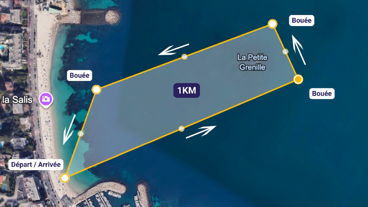 Course 1K du Tour du cap d'antibes - EDF AquaChallenge 2026