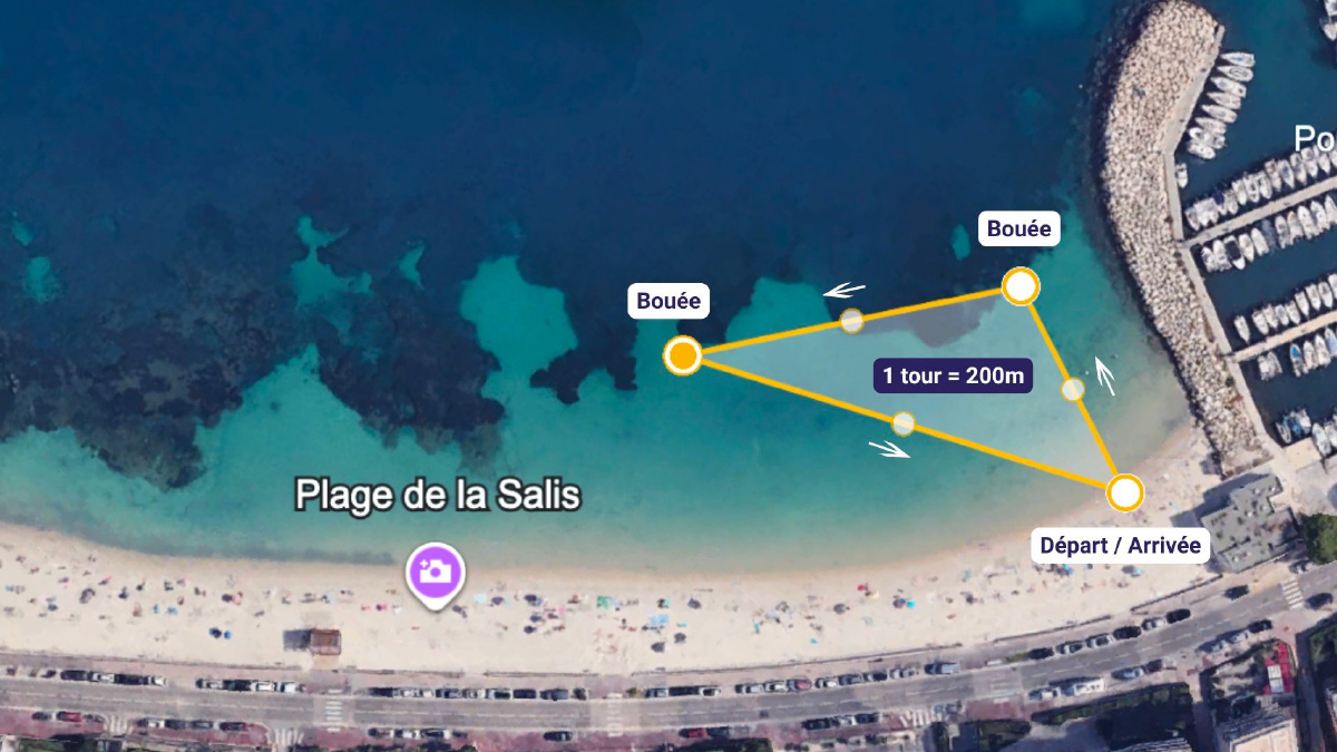 Course enfants 400m du Tour du cap d'antibes - EDF AquaChallenge 2026